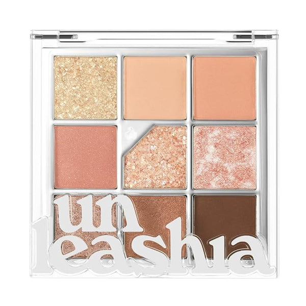 UNLEASHIA Glitterpedia Eye Palette NO.3 All of Coralpink