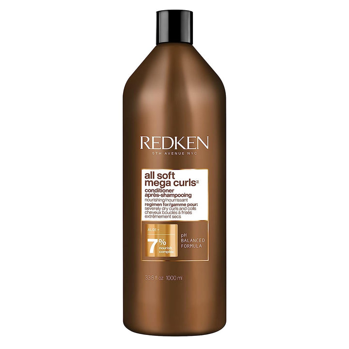 Redken All Soft Mega Curls Conditioner | for Extremely Dry Hair | for Curly & Coily Hair | Nourishes & Softens Severely Dry Hair | with Aloe Vera