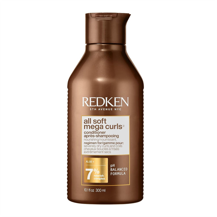 Redken All Soft Mega Curls Conditioner | for Extremely Dry Hair | for Curly & Coily Hair | Nourishes & Softens Severely Dry Hair | with Aloe Vera